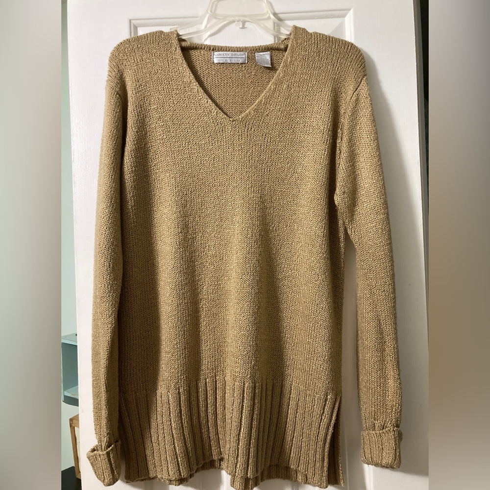 Simple tan sweater